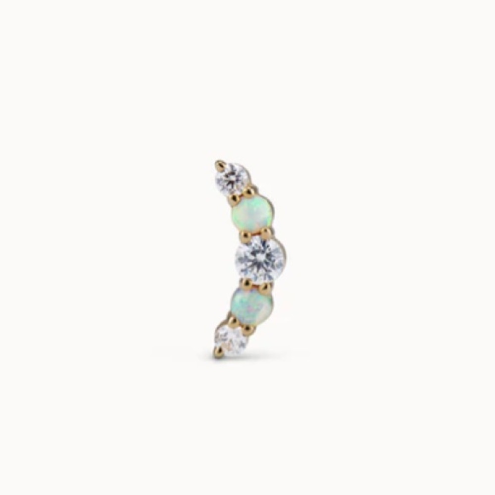 Rowan 14k yellow gold Dani earring